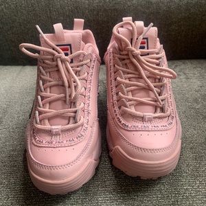 Fila Disruptor 2 Premium Pink Women's Shoes Size U.S 5.5